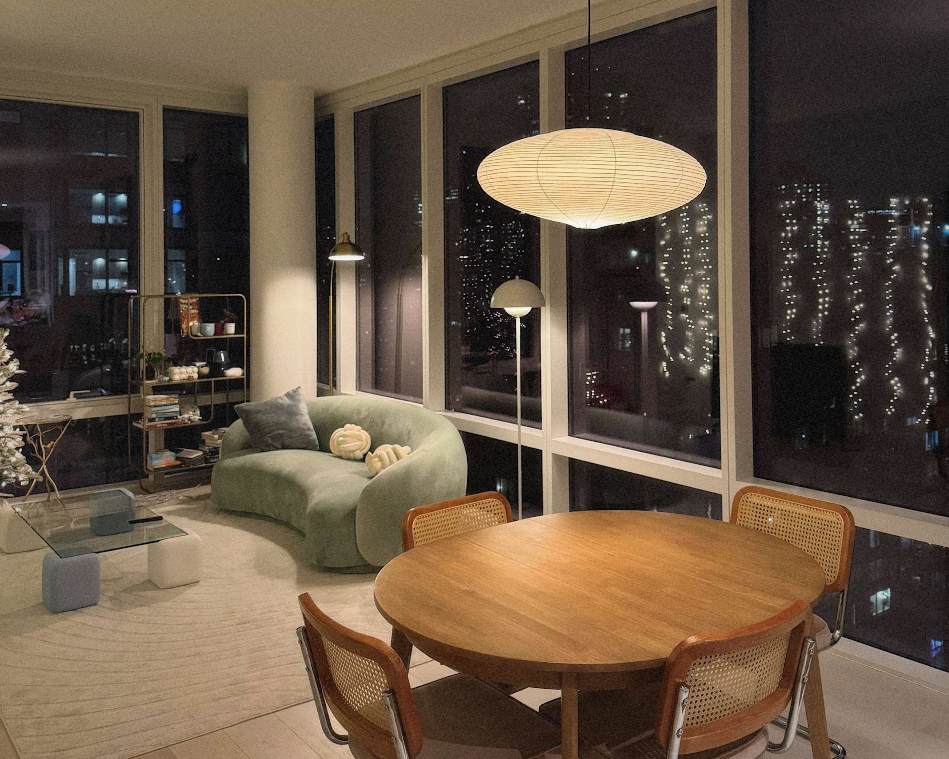 How to Style a Japanese Paper Lamp for a Cozy Living Room