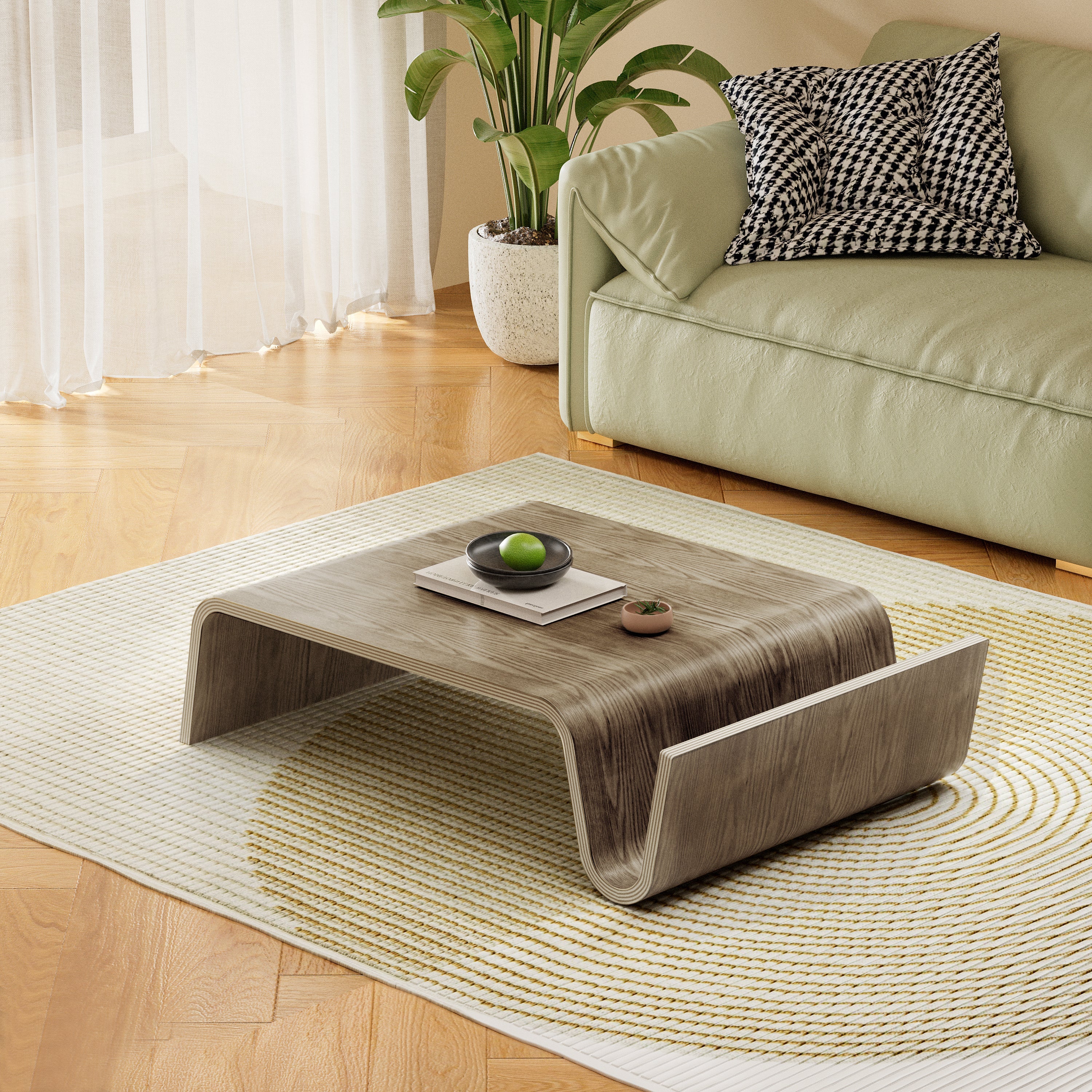 Scandi coffee table in the living room