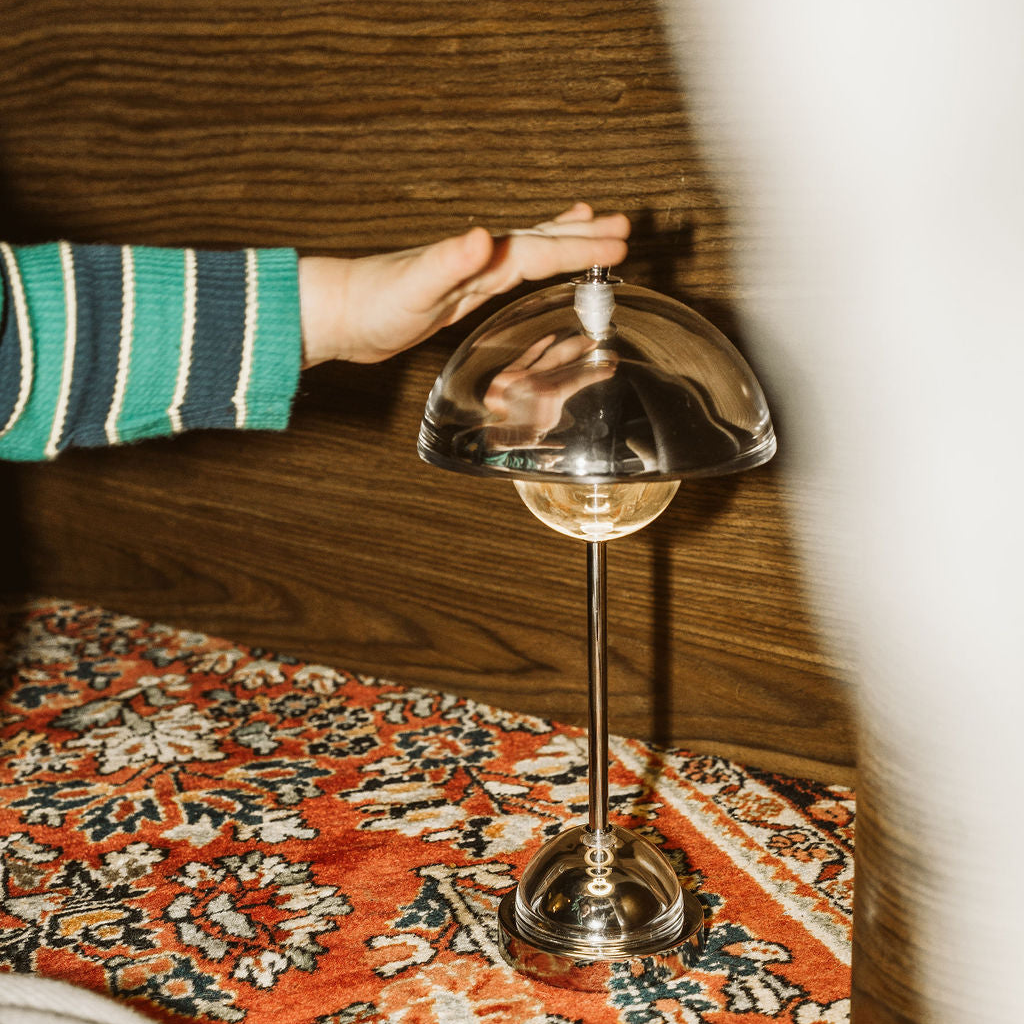 Crystal Flowerpot LED Portable Table Lamp