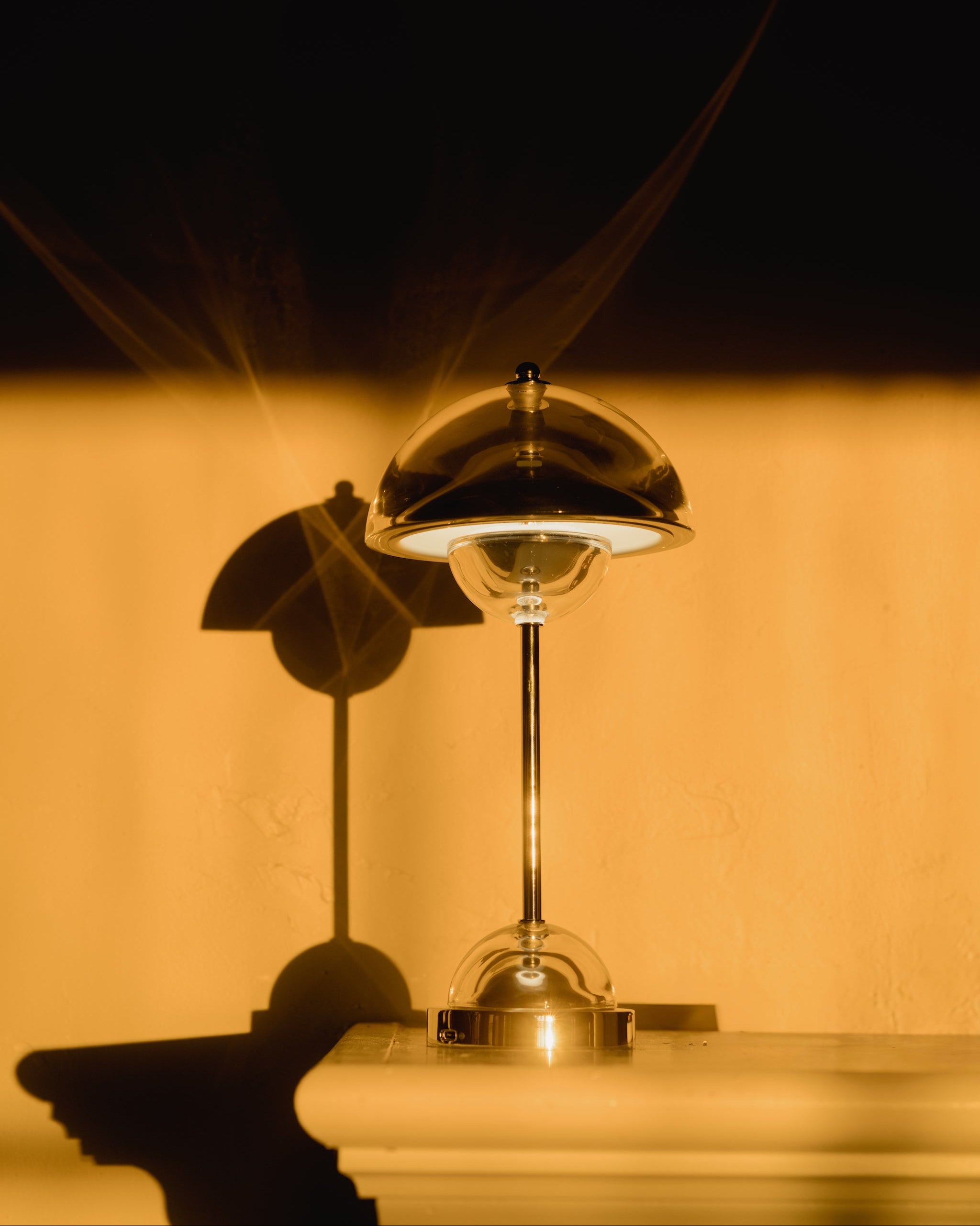 Crystal Flowerpot LED Portable Table Lamp