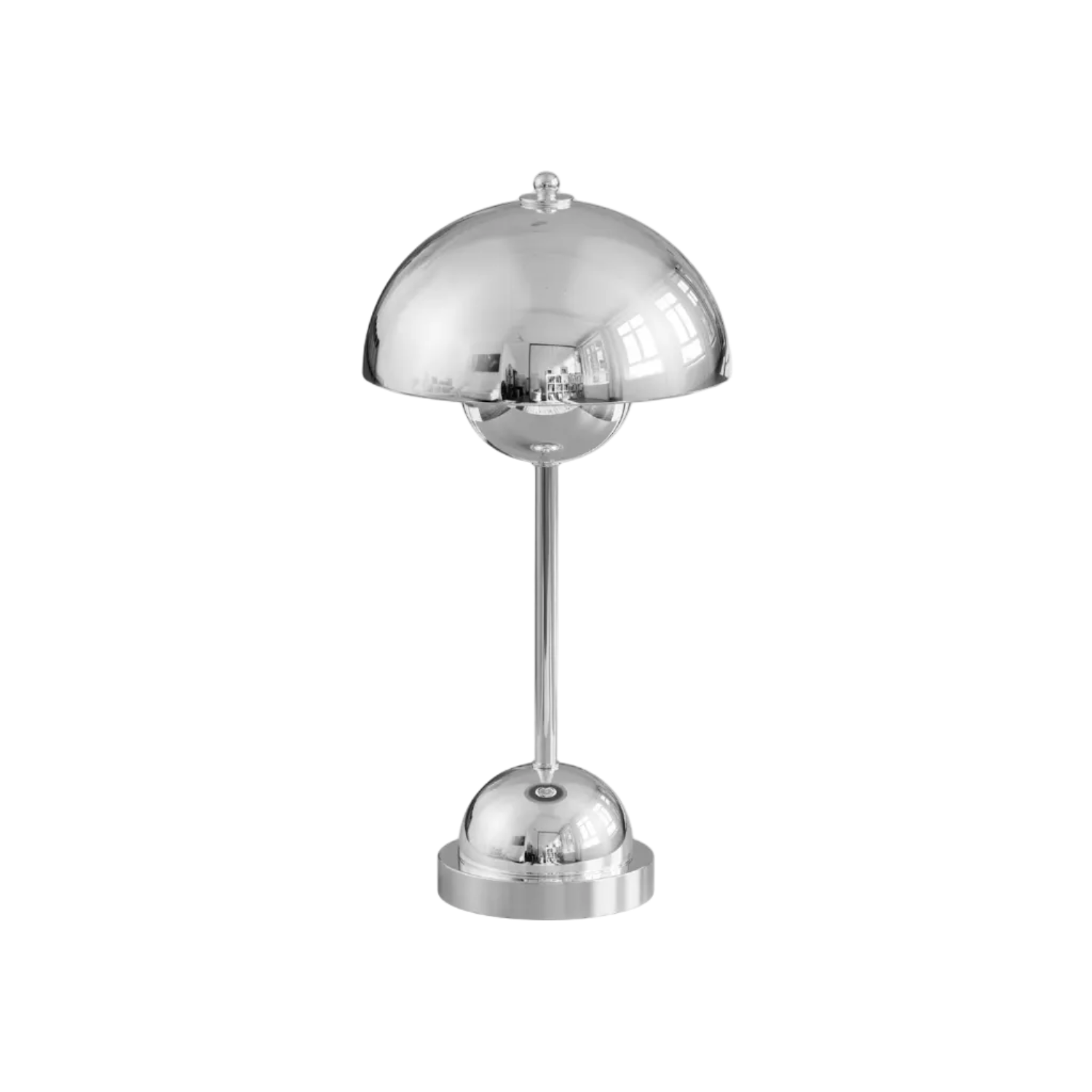 Crystal flowerpot portable table lamp - Crystal Clear