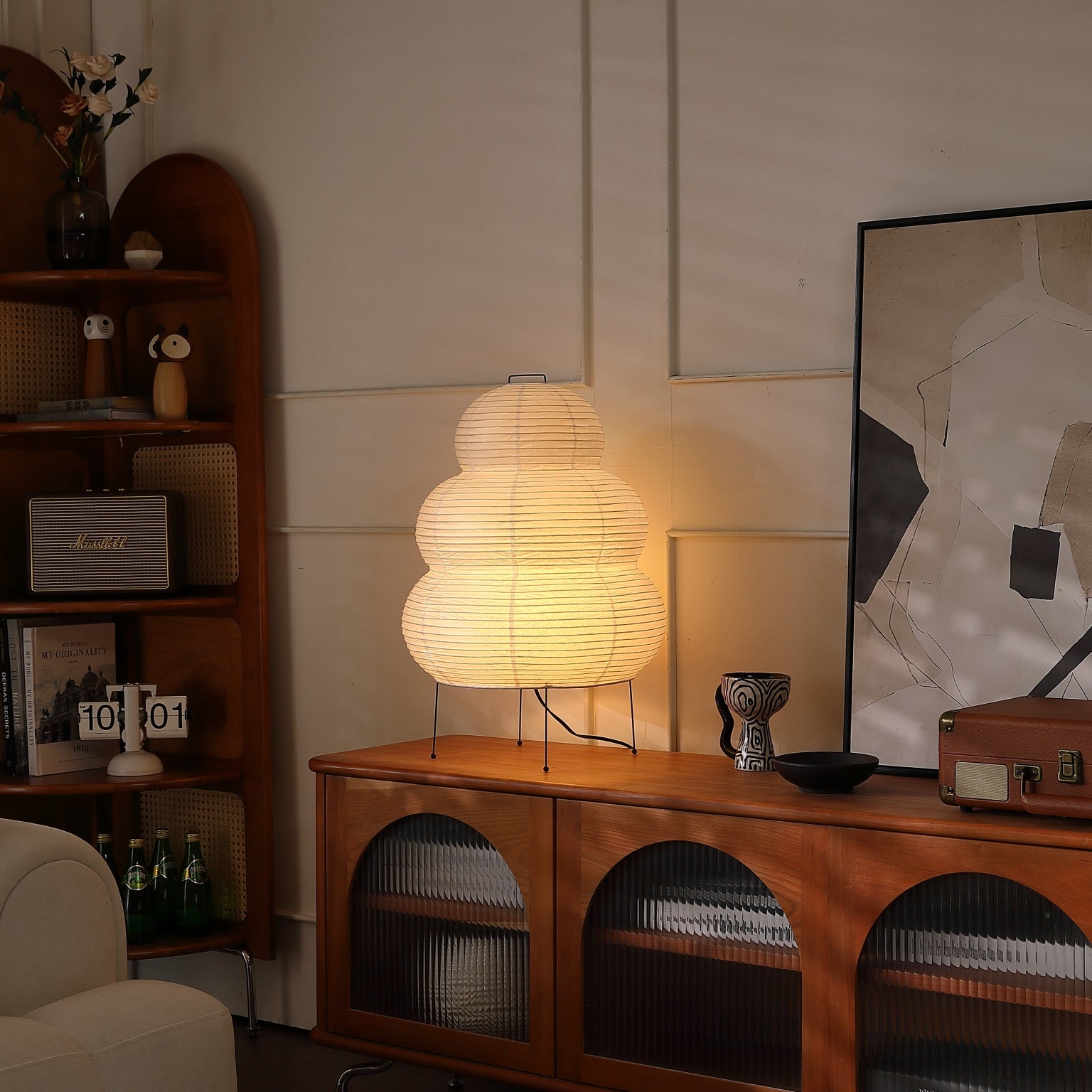 Aura Glow Akari Paper Lamp