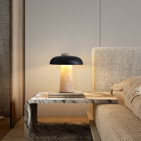 Travenza Travertine Table Lamp Italian Travertine