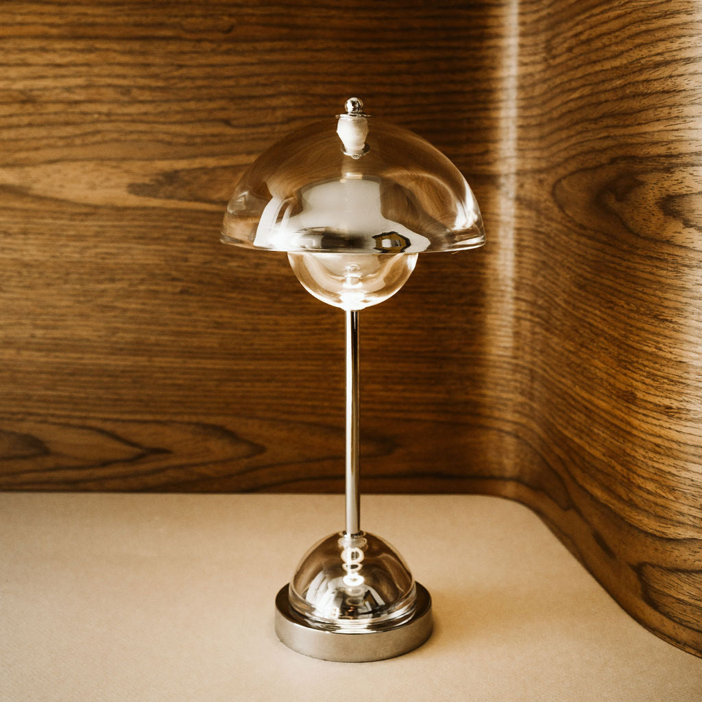 huga collective crystal flowerpot lamp