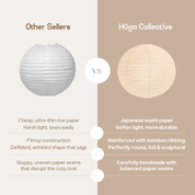 Luna Washi Paper Pendant Shade