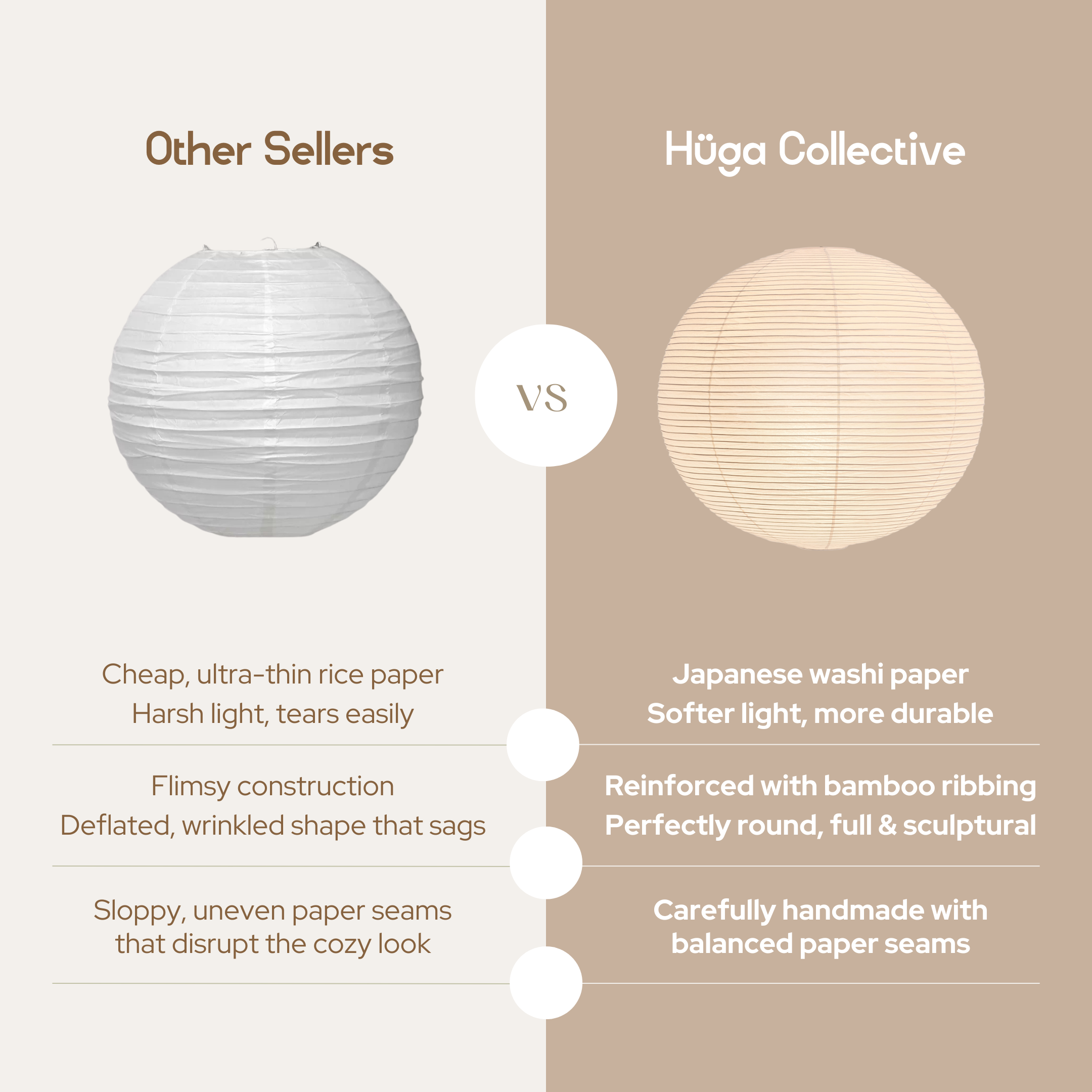 Luna Washi Paper Pendant Shade